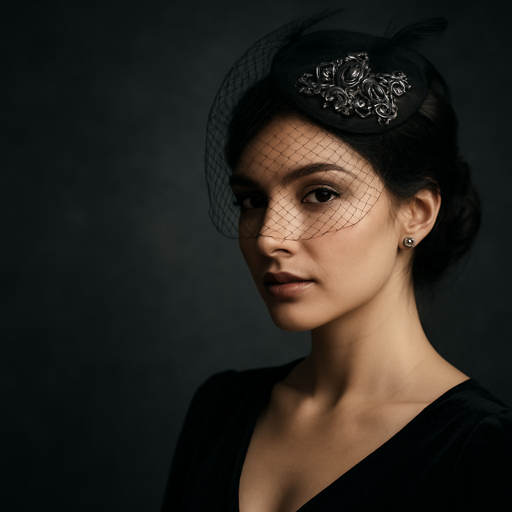 Boudoir Noir: Edler Damen-Kopfschmuck für besondere Anlässe 57ef7677 ff9d 41d7 bc1a c3330f3909ce